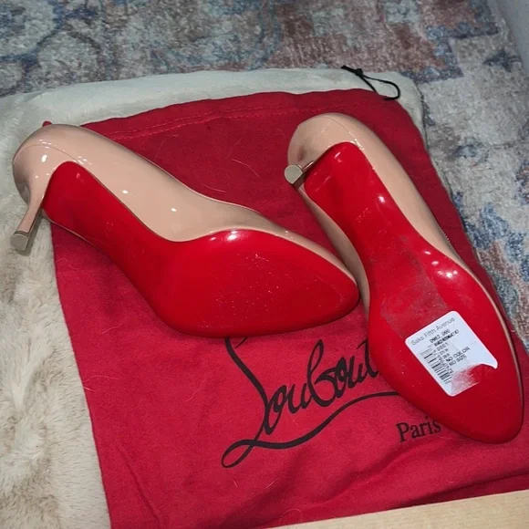 ‼️LOUBOUTIN “simple pump 70 nude patent”‼️ - Picture 5 of 6